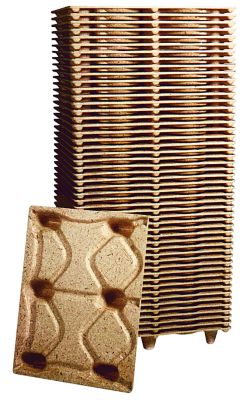 INKA Display-Palette aus Pressholz - LxB 800 x 600 mm, mit 6 Füßen