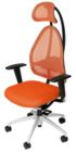 Topstar Design-Bürodrehstuhl mit Kopfstütze und Netzrücken