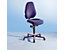 bimos Arbeitsdrehstuhl mit ESD-Schutz - mit Permanentkontakt - mit Rollen, Stoffbezug blau