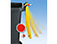 EUROKRAFT Großmülltonne aus Kunststoff, nach DIN EN 840 - Volumen 120 l, HxBxT 933 x 482 x 552 mm - gelb, ab 5 Stk
