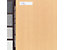 Sodematub Mehrzwecktisch - trapezförmig, Höhe 740 mm - LxB 1200 x 600 mm, Plattenfarbe Ahorn-Dekor, Gestellfarbe weißaluminium