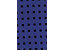 Topstar Standard-Drehstuhl - ohne Armlehnen, mit Lendenwirbelstütze - Rückenlehnenhöhe 600 mm, Bezug blau / schwarz, ab 3 Stk