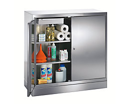 Armoire à outils en inox - h x l x p 1000 x 1000 x 500 mm
