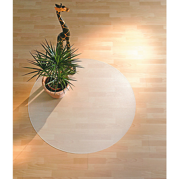 Image of Bodenschutzmatte aus Recycling-Polycarbonat - für harte Böden kreisrund - kreisrund Ø 1200 mm