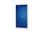 QUIPO Universalschrank - HxBxT 1950 x 915 x 421 mm - lichtgrau / enzianblau, ab 3 Stk