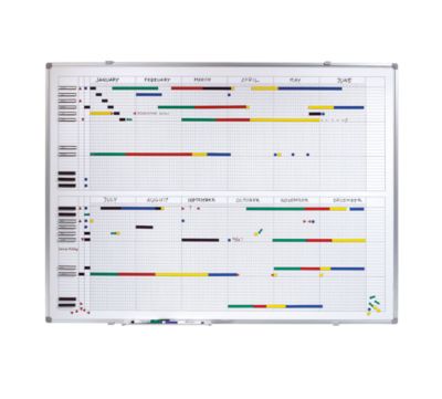 Smit Visual Jahresplaner - BxH 1200 x 900 mm