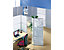 EUROKRAFTpro Design-Paravent - HxB 1.800 x 1.000 mm - ESG-Glas klar