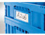 Porte-étiquettes A6 - lot de 20 - bleu