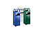VAR Abfallbehälter mit Ascher - Abfallvolumen 60 l, Aschervolumen 9 l - grün RAL 6005