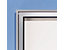 EUROKRAFTpro Schaukasten für Innen und Außen - Alu-Rahmen, Kapazität 4 DIN A4-Blatt, HxBxT 710 x 530 x 50 mm - Rahmen eckig