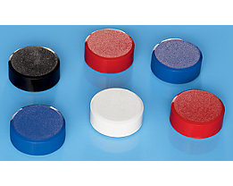 Plots magnétiques puissants, lot de 60 - Ø 34 mm, force d'adhérence 2 kg