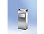 VAR Kombi-Standascher aus Edelstahl - mit selbstschließender Einwurfklappe - HxBxT 770 x 320 x 210 mm