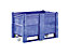 Großbehälter aus Polyethylen - Inhalt 500 l - Ausführung 2 Kufen, 1 Seitenklappe, ab 6 Stk