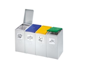 VAR Wertstoff-Trenn- und Sammelbehälter - als 4-fach Sammelstation