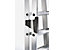 Günzburger Steigtechnik Stufen-Stehleiter, einseitig - Komfort-Ausführung mit ergo-pad® - 3 Stufen