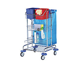 Chariot d'entretien - L x l x h 670 x 600 x 1050 mm