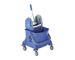 Chariot d'entretien - kit comprenant 1 chariot d'entretien à un seau de 25 l, hauteur 780 mm