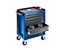 Werkzeugwagen - 6 Schubladen mit absoluter Einzelauszugsperre - HxBxT 930 x 700 x 470 mm, blau