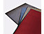 Tapis de propreté pour l'intérieur à fibres en polypropylène - L x l 1200 x 900 mm, lot de 1 - noir / rouge