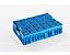 Bac C-KLT pour petites charges - capacité 23 l, dim. ext. L x l x h 600 x 400 x 174 mm - bleu clair, lot de 4