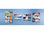 helit Pochette murale - nombre de compartiments x format 6 x A4, 12 x 1/3 format A4 - h x l x p 1143 x 762 x 51 mm