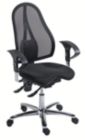 Siège de bureau pivotant, contact permanent et assise Orthositz®