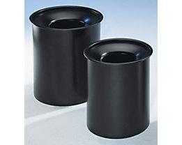 Collecteur de déchets PREMIUM auto-extinguible - en tôle d'acier