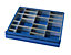 Schubladeneinteilung - 3 Trennwände, 12 Steckwände - für Schubladenhöhe 60 + 90 mm