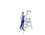 WAKÜ Alu-Klapptreppe - Stufen Alu mit PVC-Belag - ohne Sicherheitsbügel, 2 Stufen