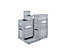 Euro-Stapelbehälter - Inhalt 60 l, LxBxH 600 x 400 x 320 mm, PP - grau, ab 10 Stk