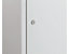 Garderobenschrank - Breite 900 mm, 3 Abteile à 298 mm, mit Zylinderschloss - Korpus lichtgrau, Türen basaltgrau