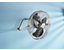Ventilateur de sol - entièrement en métal chromé, commutateur 3 vitesses - Ø corbeille 450 mm