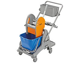QUIPO Chariot d'entretien en plastique - chariot à 1 seau de 15 l