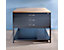 CP Zeichnungsschrank - für Format DIN A1 - 3 Schubladen, schwarzgrau RAL 7021, Gewicht ca. 76 kg