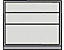 Mauser Schiebetürschrank - Sideboard mit 2 Fachböden - HxBxT 1225 x 1200 x 420 mm, lichtgrau / weißaluminium