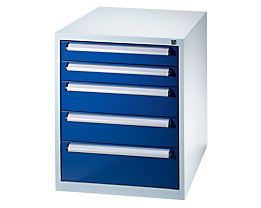 QUIPO Armoire à outils - hauteur 800 mm, tiroirs: 2 x 100, 2 x 150, 1 x 200 mm