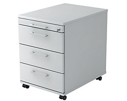 office akktiv Caisson roulant - 1 tirette-plumier, 3 tiroirs, profondeur 580 mm