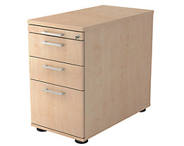 office akktiv Caisson fixe - 1 tirette-plumier, 2 tiroirs, 1 tiroir pour DS
