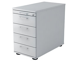 office akktiv Caisson fixe - 1 tirette-plumier, 4 tiroirs