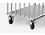 Cadre porteur tubulaire pour chariot porte-panneaux - hauteur 600 mm - pour longueur plateau 1000 mm