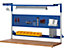 RAU Unterbau-Schubladencontainer, BxT 490 x 600 mm, für Tisch-Serie 300, Schubladenhöhe 1 x 150, 1 x 180 mm 