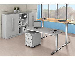UPLINER Bureau à hauteur réglable électriquement - l x p 1200 x 800 mm