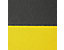 COBA Anti-Ermüdungsmatte - PVC mit Hammerschlagoptik, Höhe 9 mm - 600 x 900 mm, schwarz
