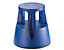 Twinco Rollhocker aus bruchsicherem Kunststoff - Tragfähigkeit 150 kg - blau, ab 10 Stk