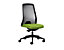 Bürodrehstuhl EVERY | Weiche Rollen | Schwarz-Gelbgrün | Sitzhöhe 430 mm | interstuhl
