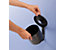 Combiné cendrier-poubelle sur pied, hauteur 820 mm, Ø 180 / 250 mm, gris graphite