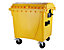 Müllcontainer | Volumen 1100 Liter | Rot | Certeo