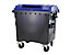Abfallcontainer für Papier | 1100 l | Blau | Certeo