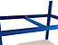 Mega Deal | 4x Werkstattregal und 1x Werkbank | HxBxT 178 x 90 x 60 cm | Blau | Traglast pro Fachboden: 200 kg | Certeo