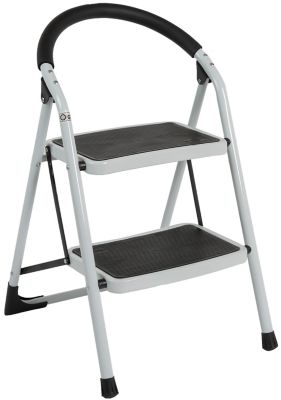 Trittleiter | 2 Stufen | 150 kg Traglast | newpo